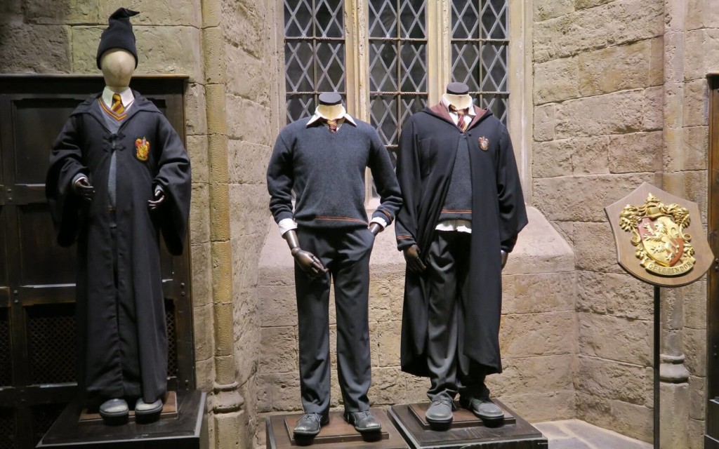 Gryffindor clothes Harry Potter Studio Tour