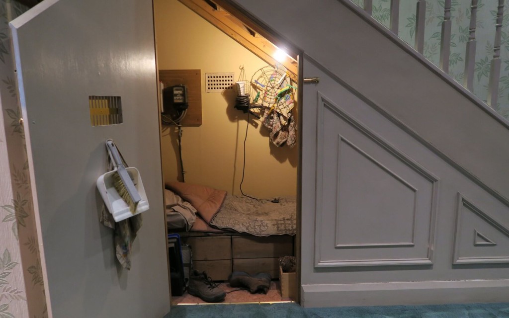 Harry's room under the stairs.